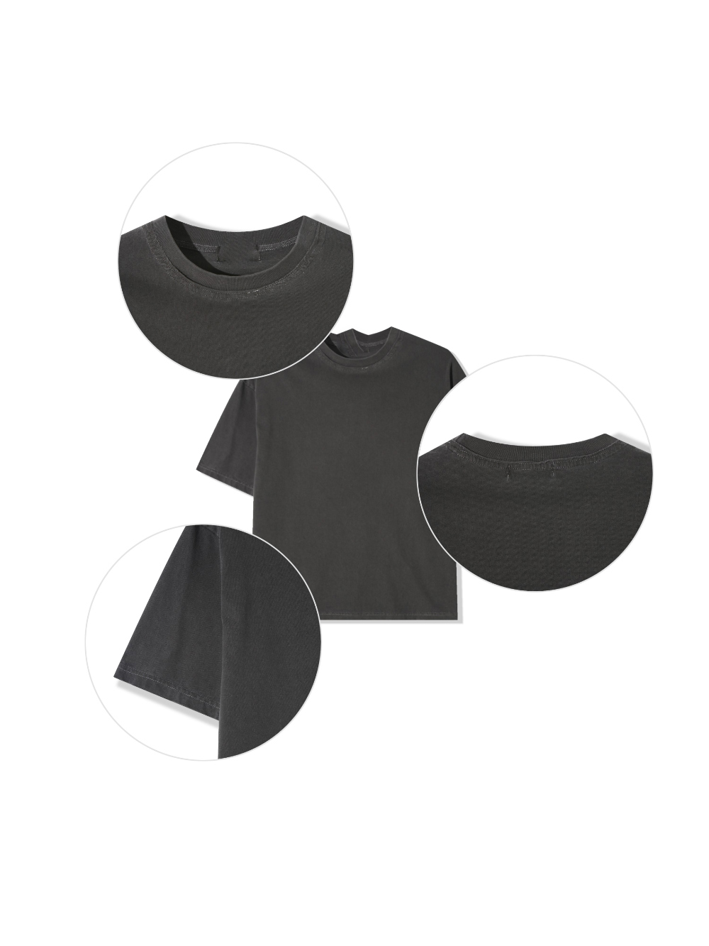 灰色短袖T卹（圖-S1L35）