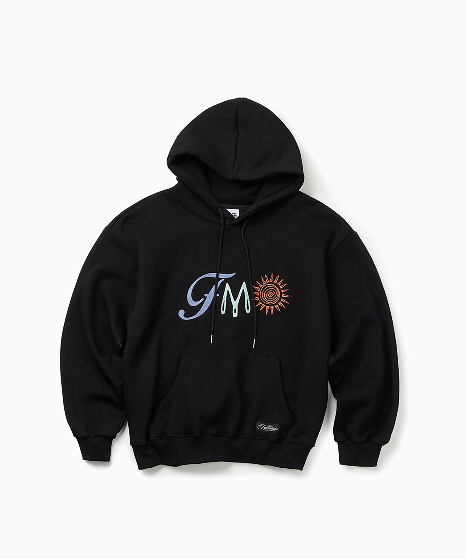 FMO Embossed Logo Hoodie - Black