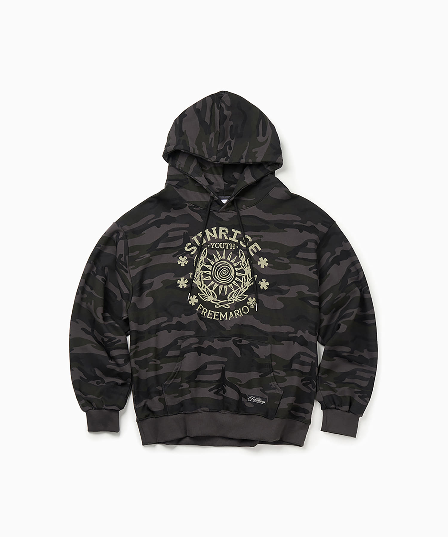 Sunrise Youth Camo Hoodie - Black