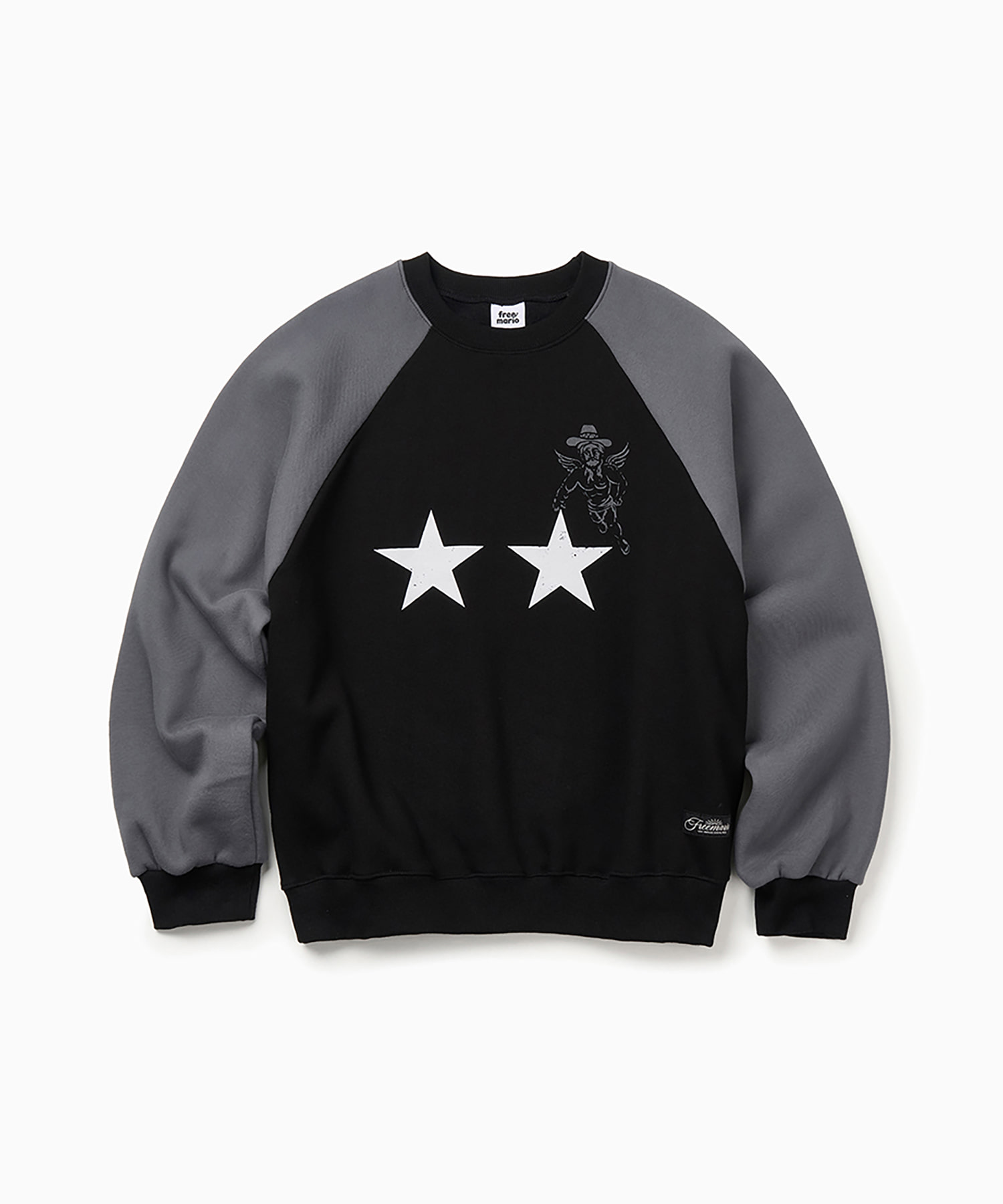 Star Delivery Raglan Sweatshirt - Black
