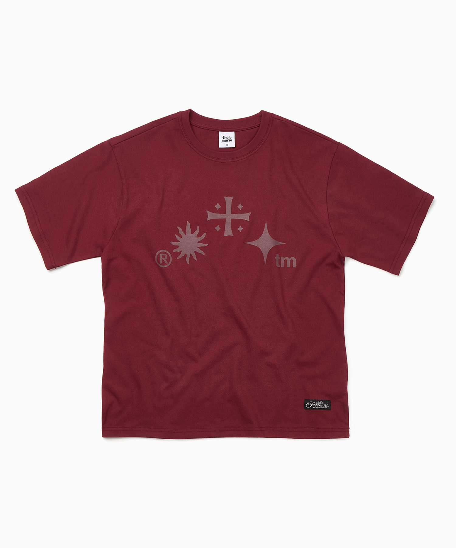 Trinity Symbol T-Shirt - Burgundy