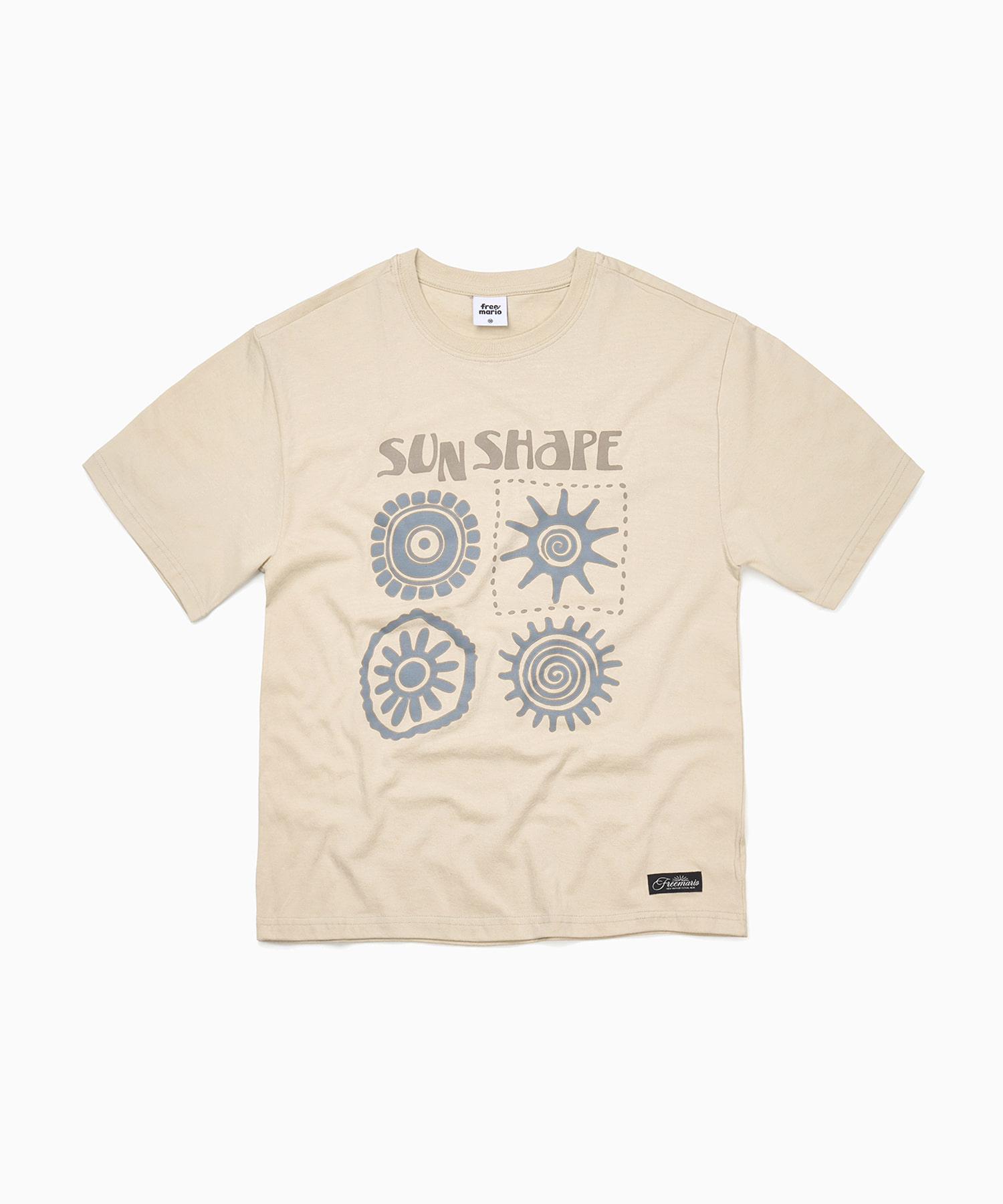 Sun Mark T-Shirt - Cream