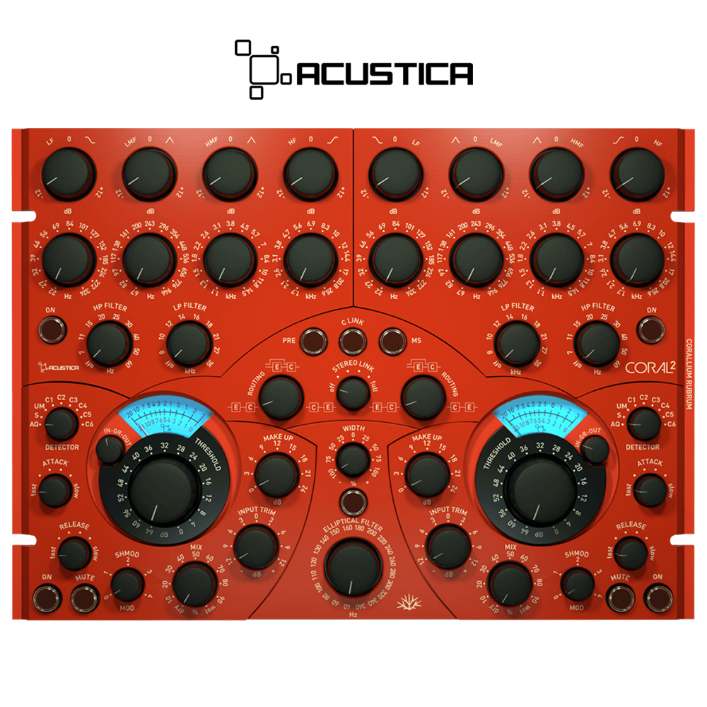 DTM・DAW Acustica Audio CORAL 2 DTM・DAW Acustica Audio CORAL 2 Compressors on Mix Bus