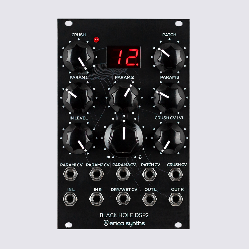 [ほぼ新品] Erica Synths BLACK OUTPUT V2 Erica Synths Black Quad VCA2— Clockface Modular