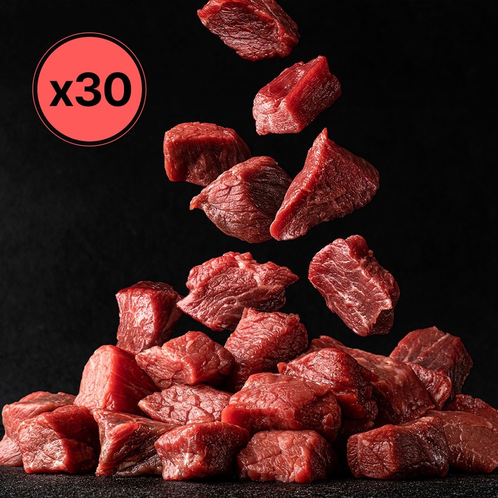 헬스고기 소고기 100g x 30팩 소분포장 우둔살 부채살 홍두깨살 설도