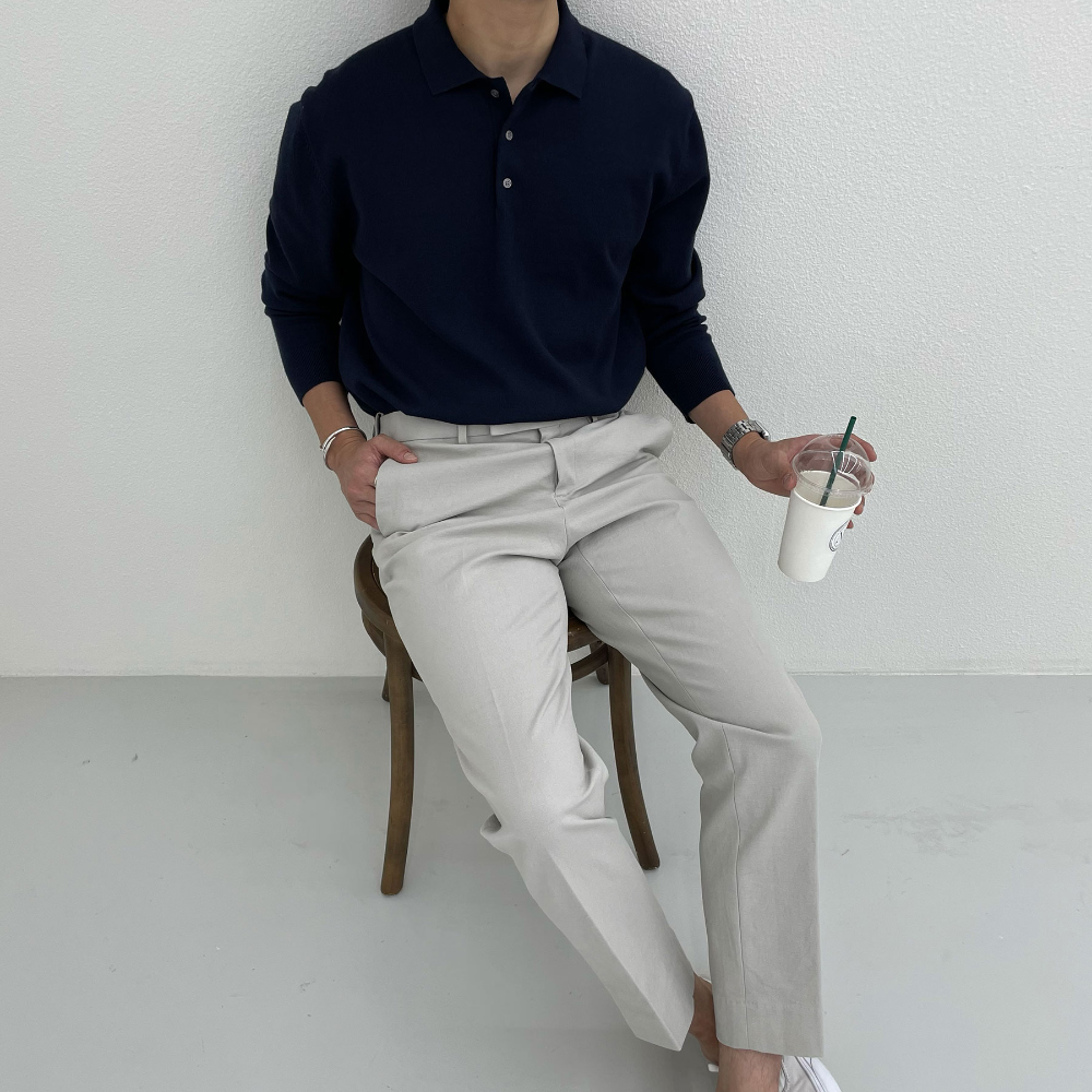 바지 모델 착용 이미지-S11L51