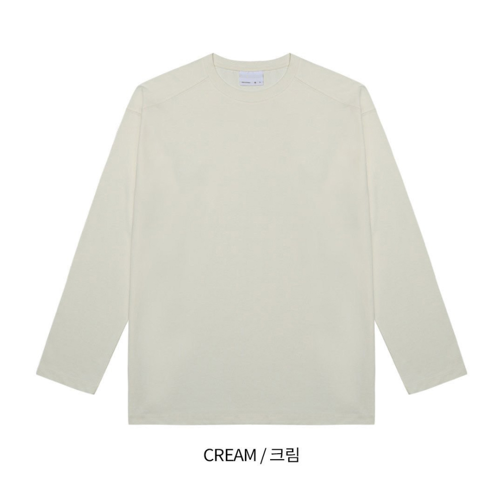 긴팔 티셔츠 화이트 색상 이미지-S11L50