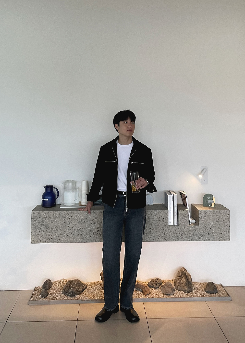 재킷 모델 착용 이미지-S17L21