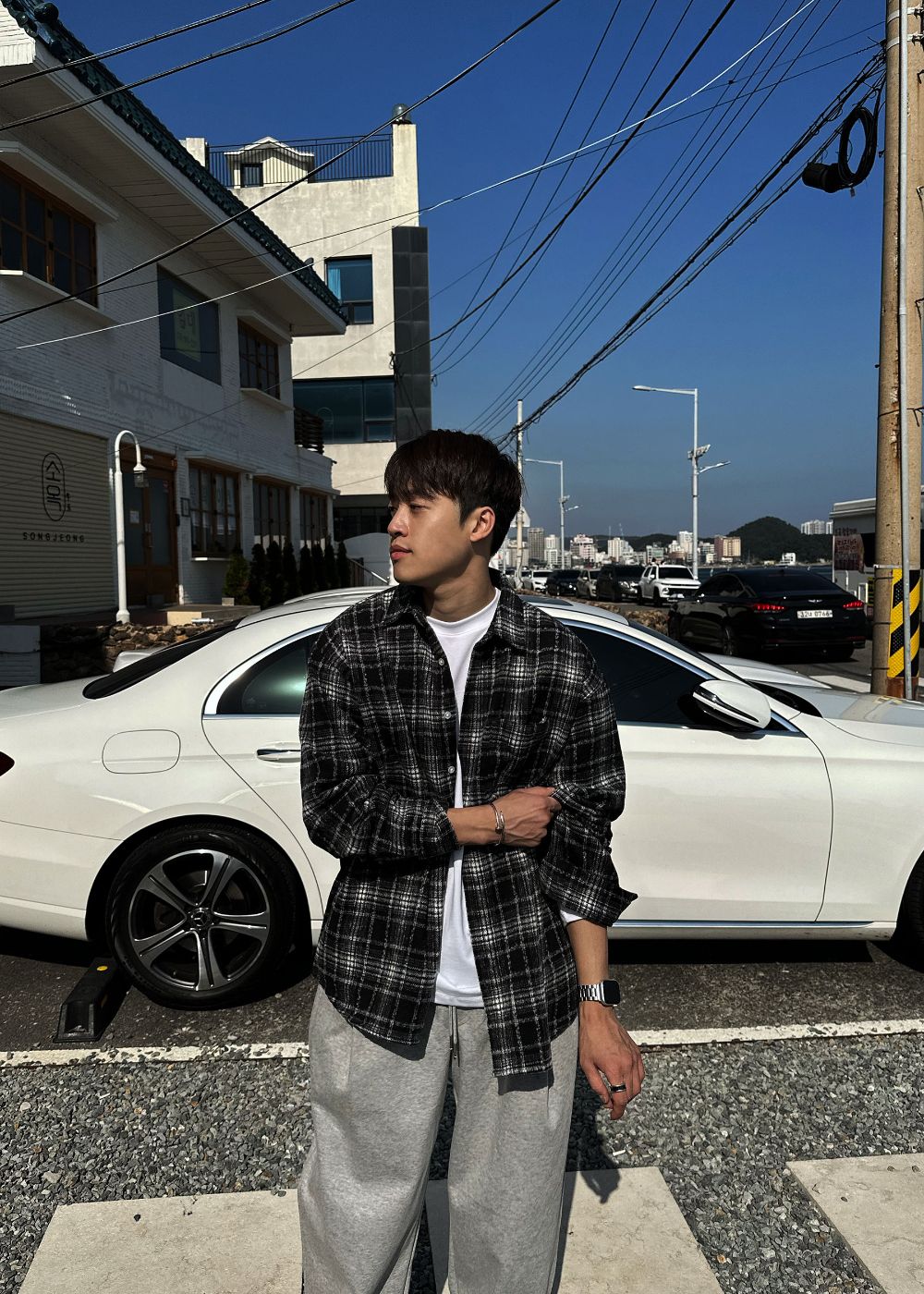 머플러 모델 착용 이미지-S38L22