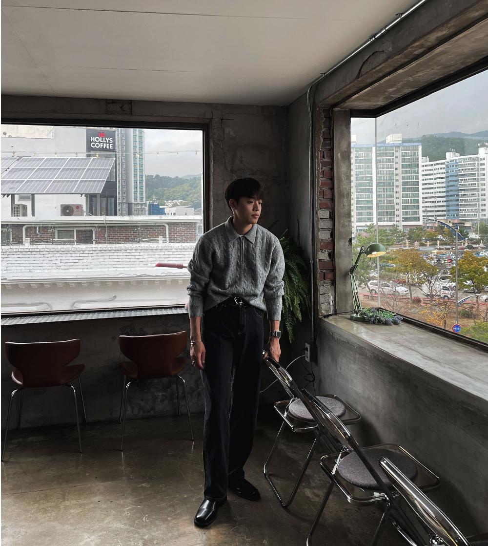 바지 모델 착용 이미지-S58L36