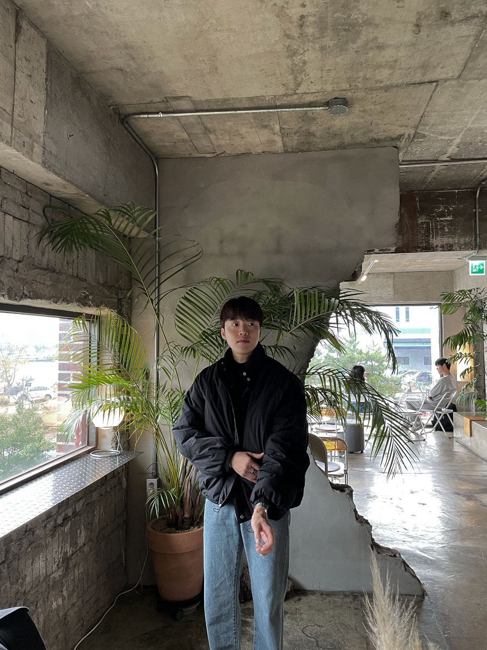 재킷 모델 착용 이미지-S60L37
