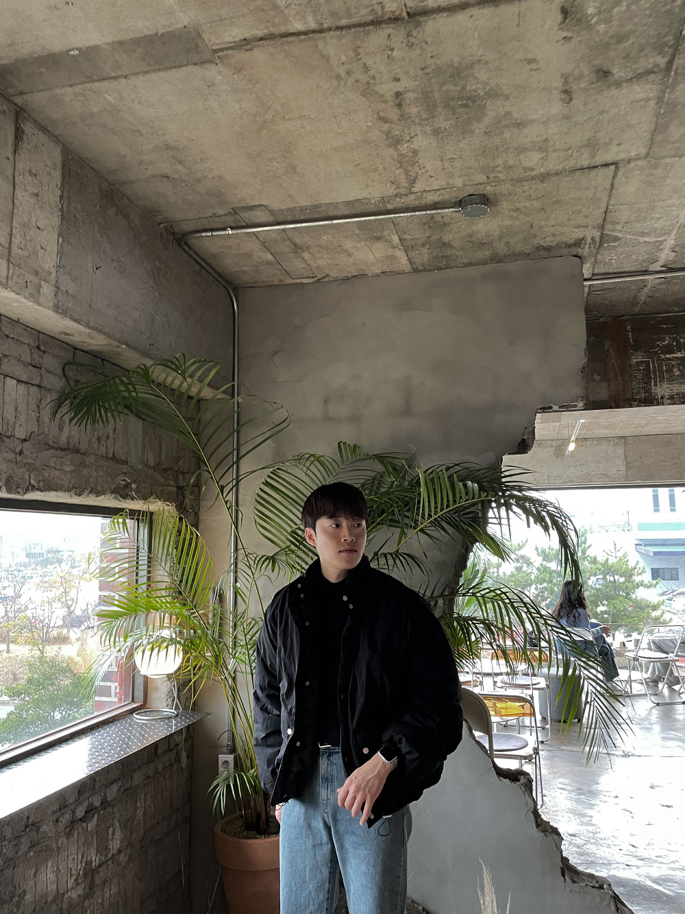 재킷 모델 착용 이미지-S60L38