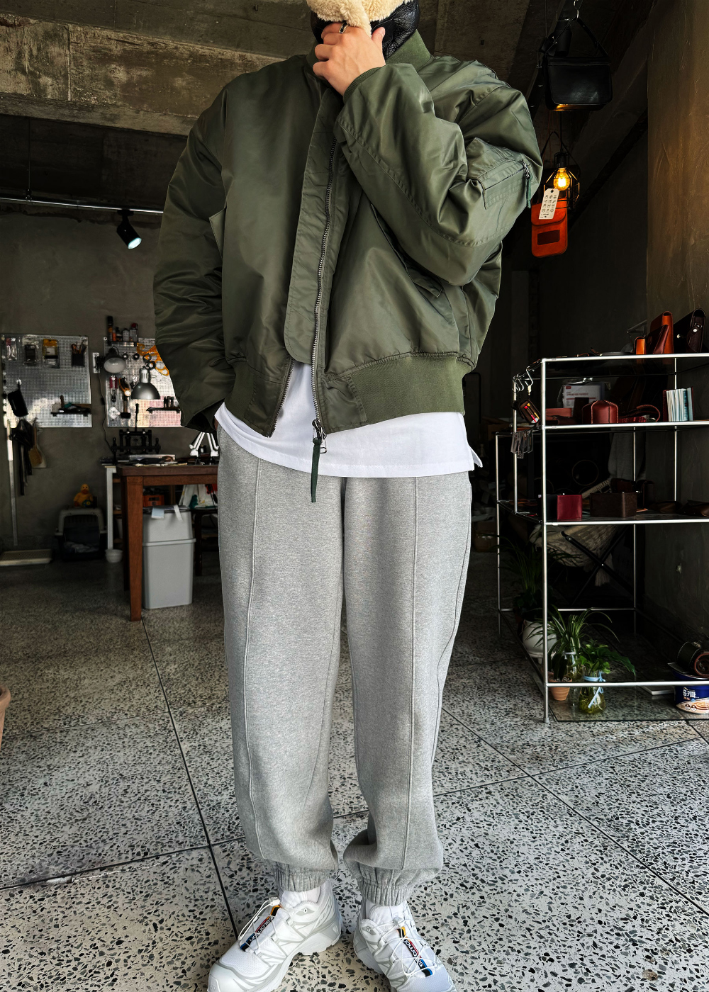 재킷 모델 착용 이미지-S54L36