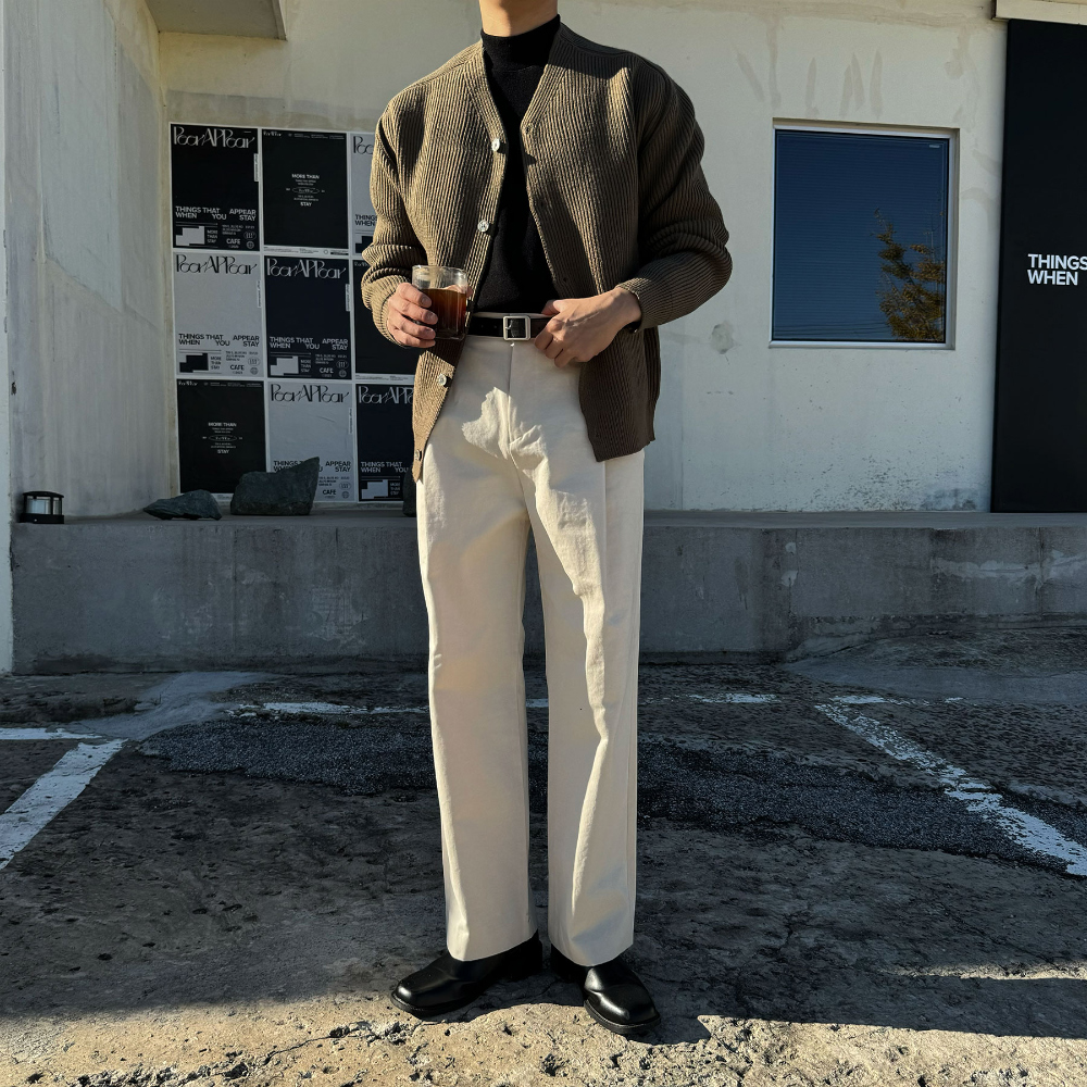 카디건 모델 착용 이미지-S64L18
