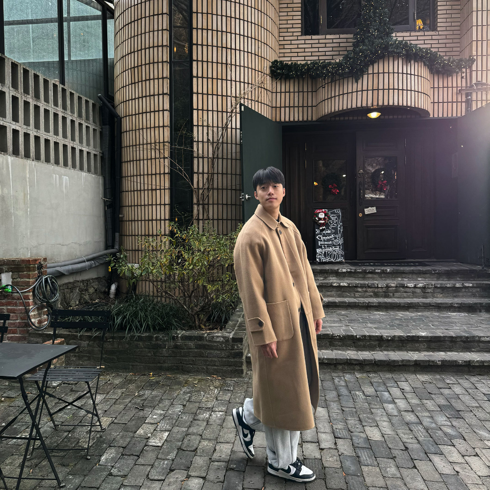 코트 모델 착용 이미지-S64L1