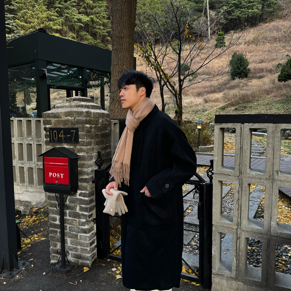 코트 모델 착용 이미지-S64L36