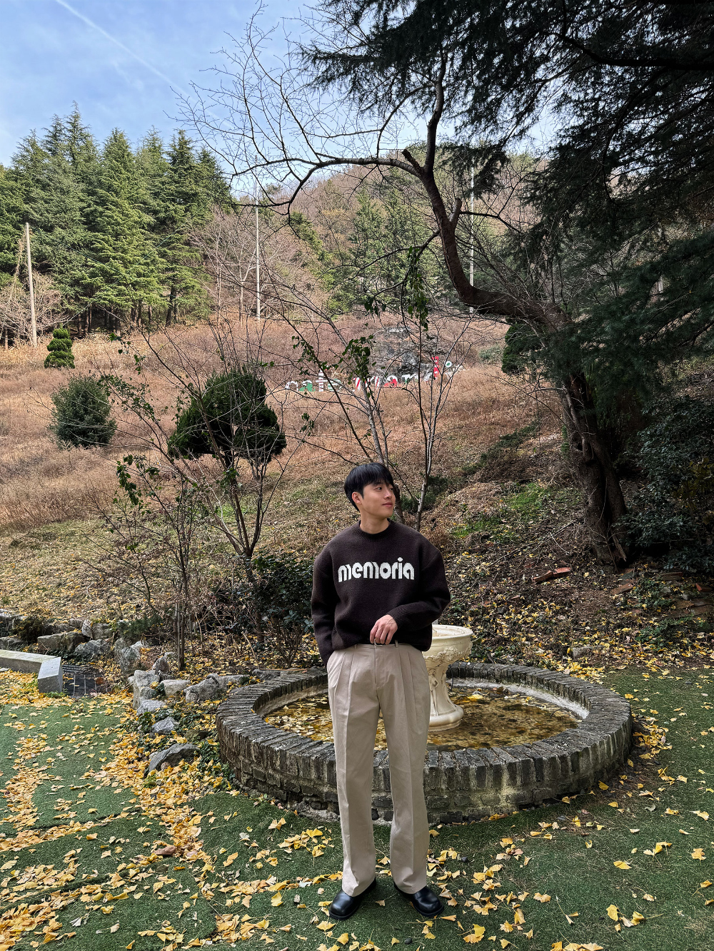 긴팔 티셔츠 모델 착용 이미지-S70L20