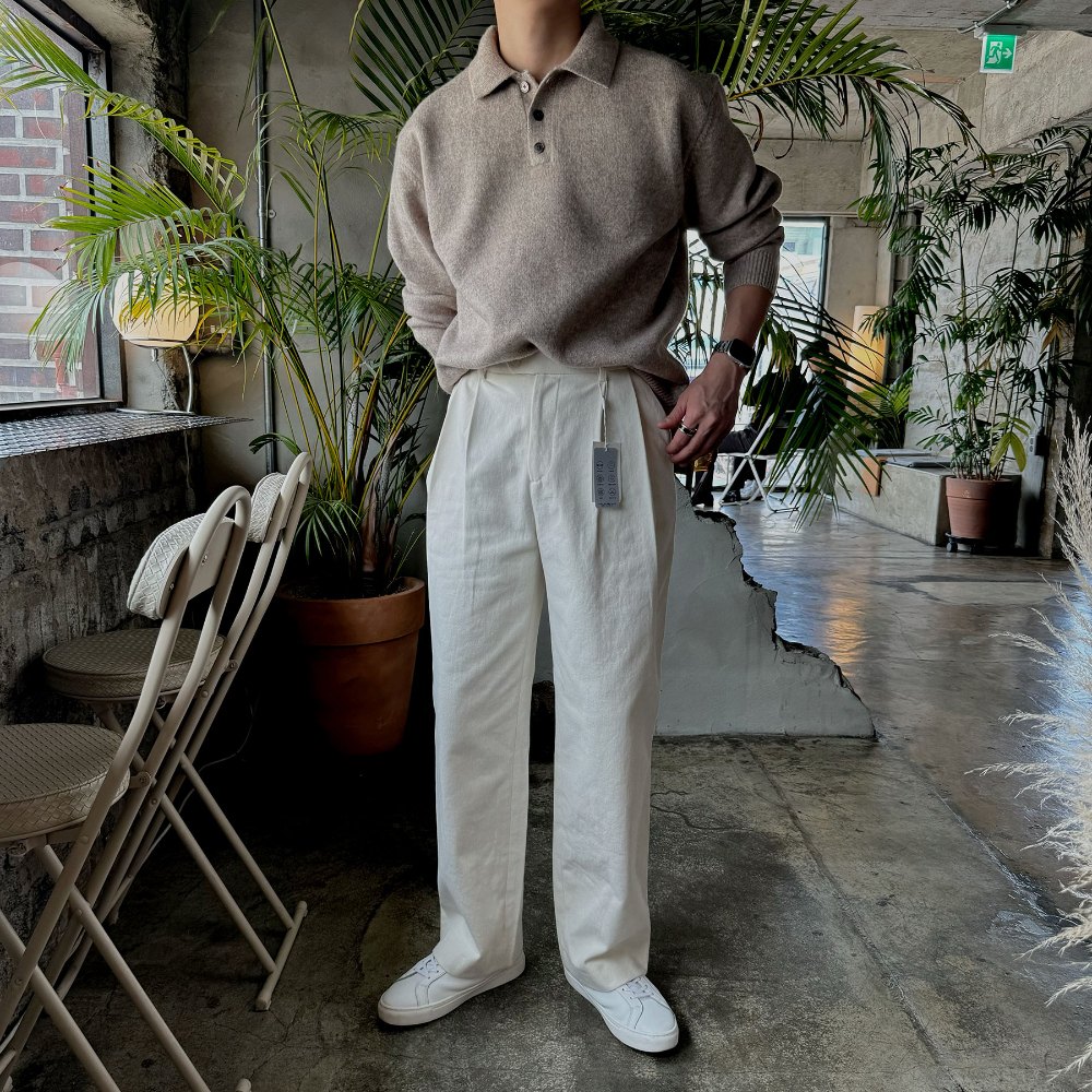 바지 모델 착용 이미지-S63L29