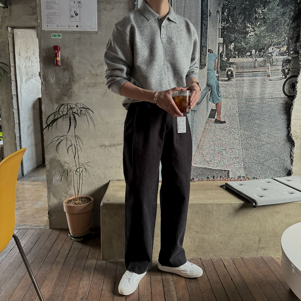 바지 모델 착용 이미지-S63L32