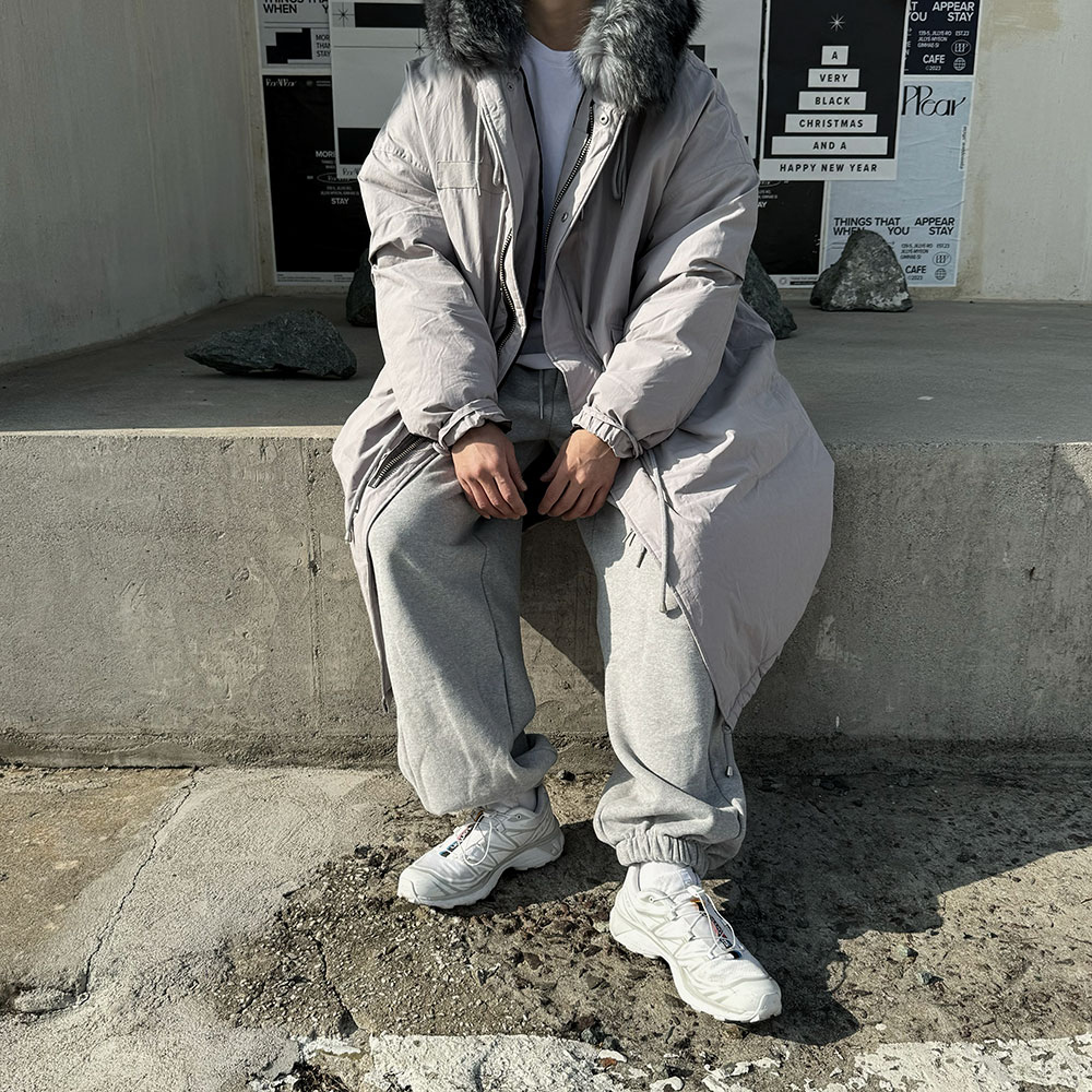 코트 모델 착용 이미지-S64L21