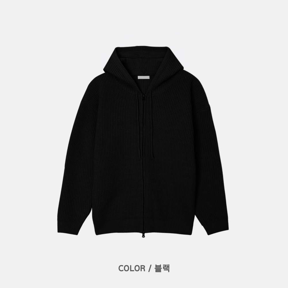 카디건 차콜 색상 이미지-S67L6