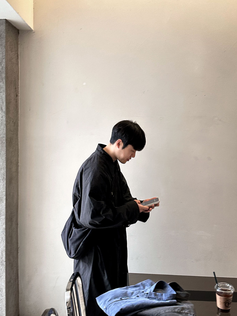 코트 모델 착용 이미지-S70L27
