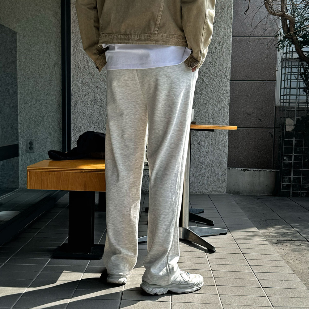 바지 모델 착용 이미지-S87L55