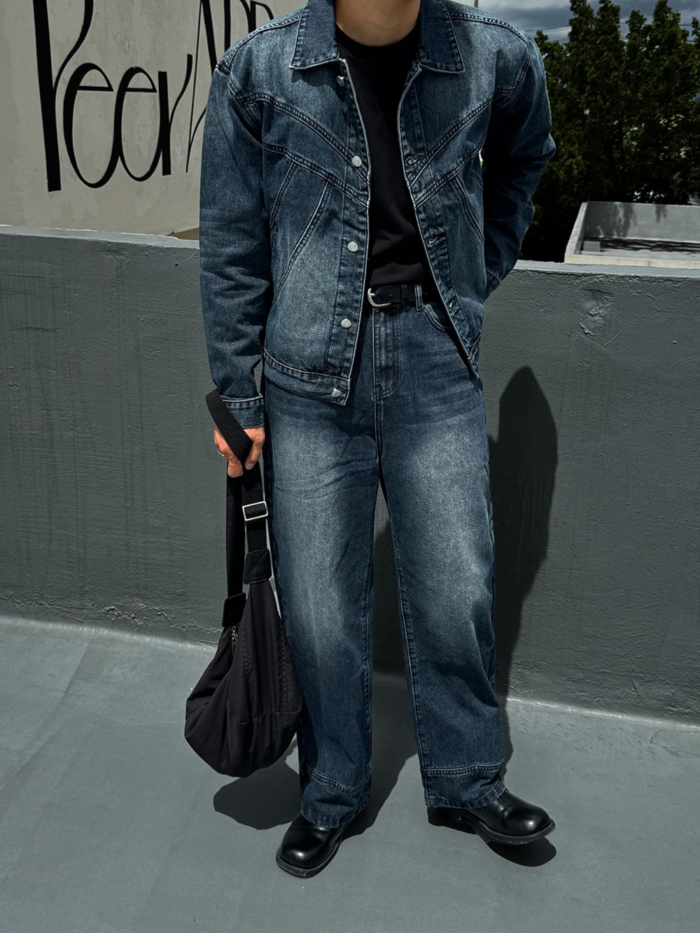 바지 모델 착용 이미지-S112L16