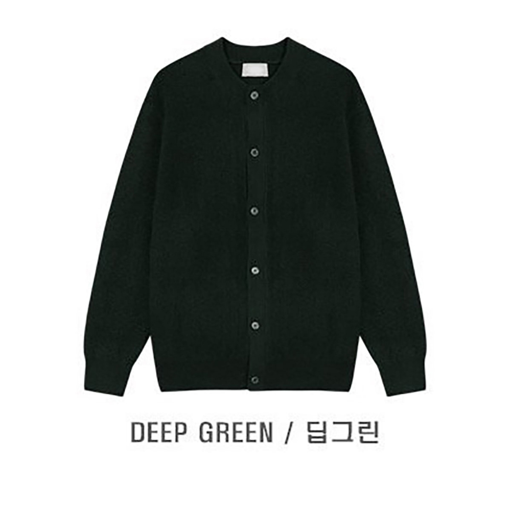 카디건 카키 색상 이미지-S118L10