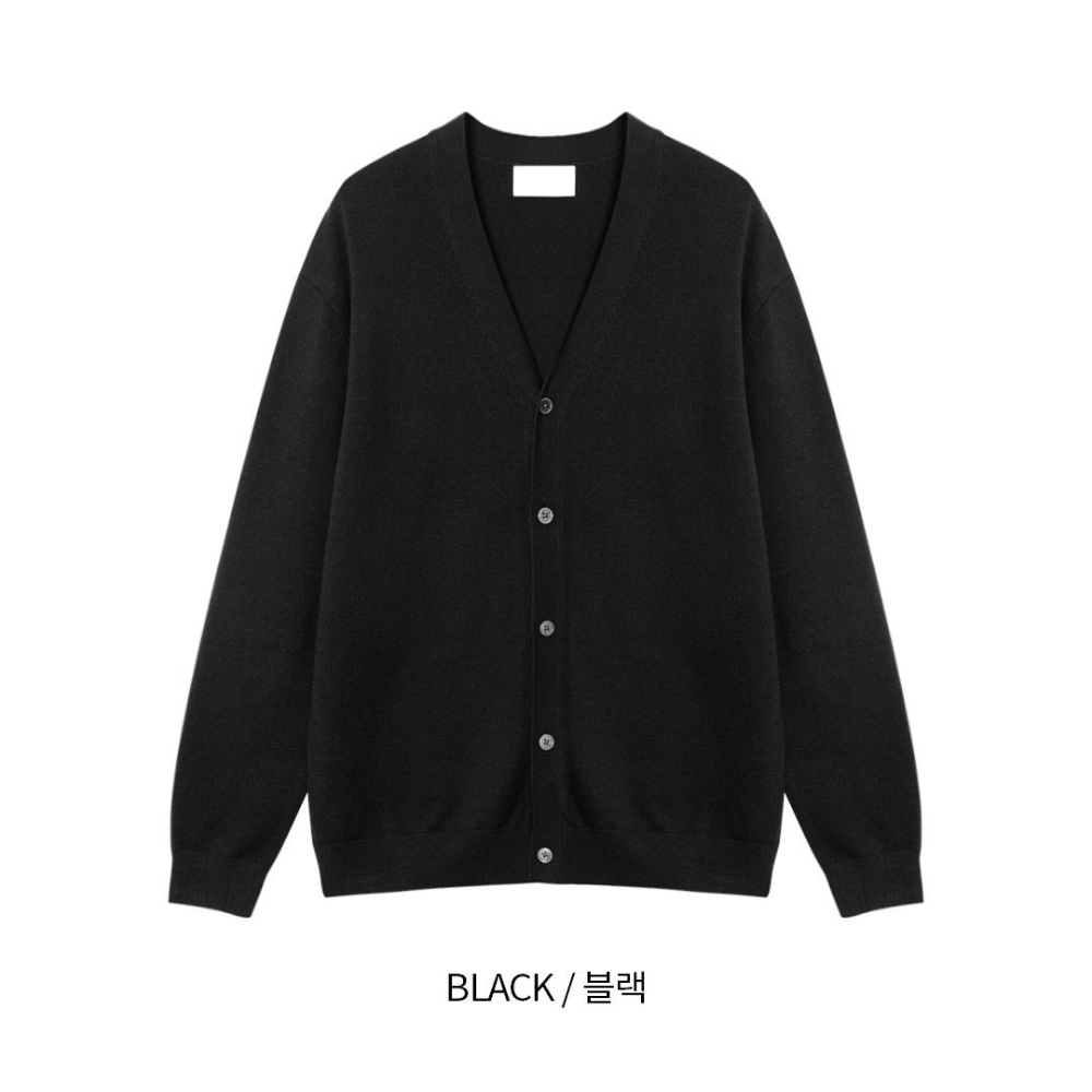카디건 차콜 색상 이미지-S121L38