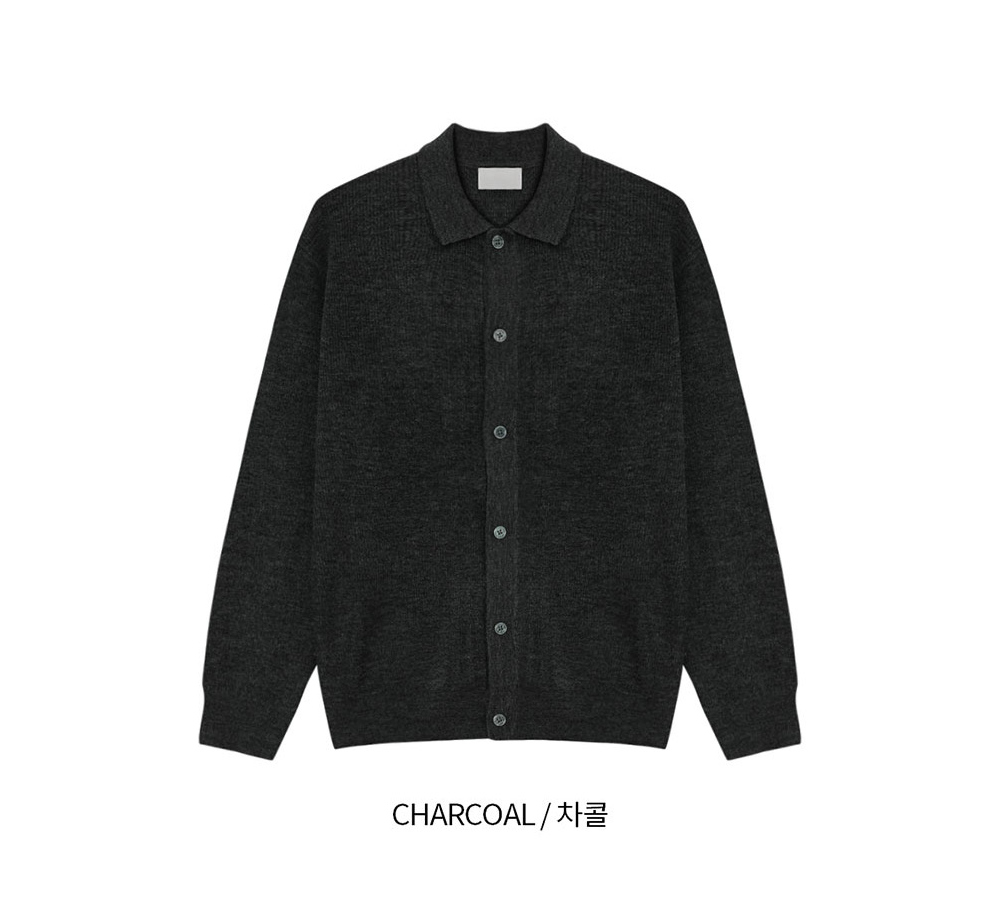 카디건 차콜 색상 이미지-S125L7