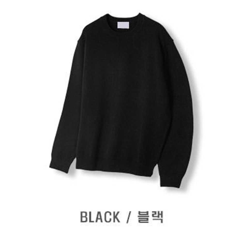 긴팔 티셔츠 차콜 색상 이미지-S116L38