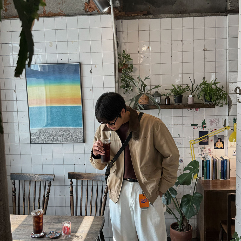 재킷 모델 착용 이미지-S129L10