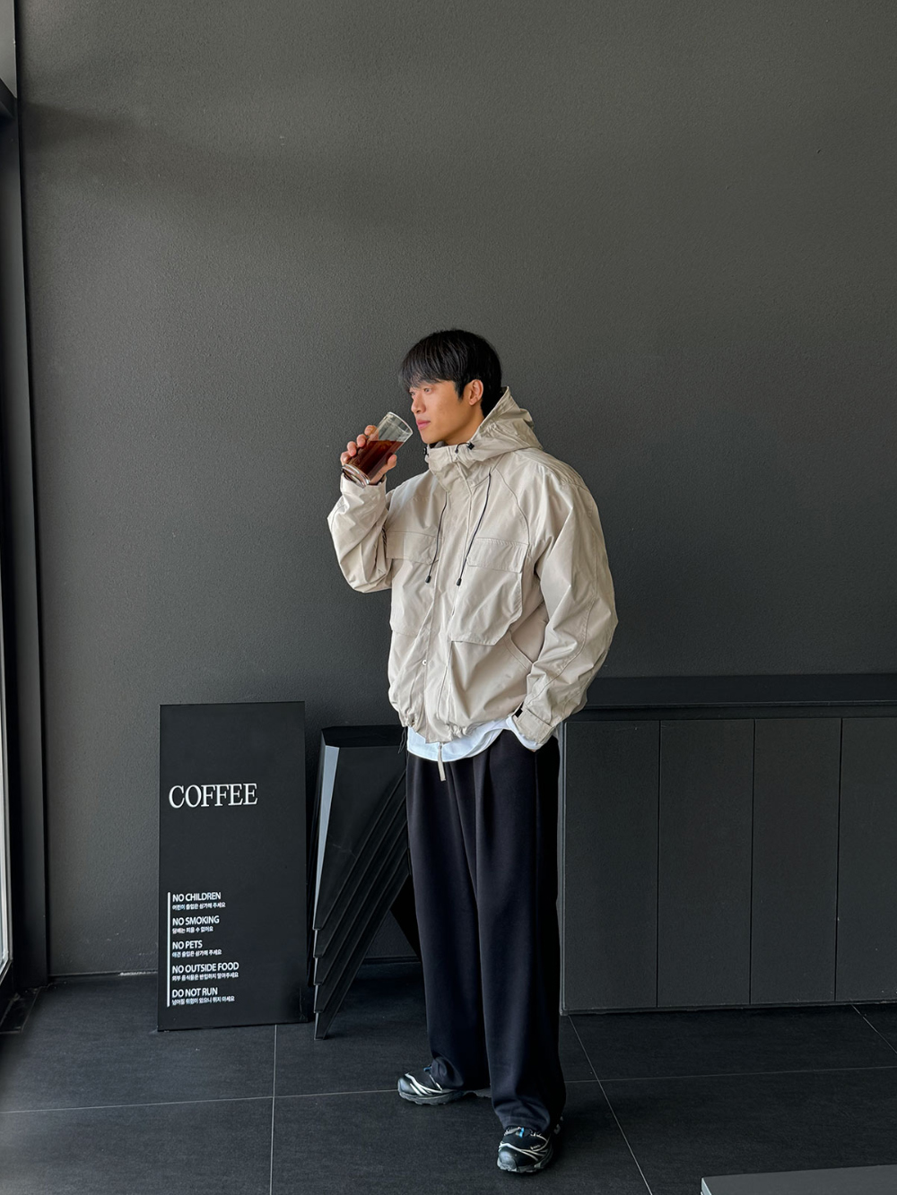 바지 모델 착용 이미지-S116L35