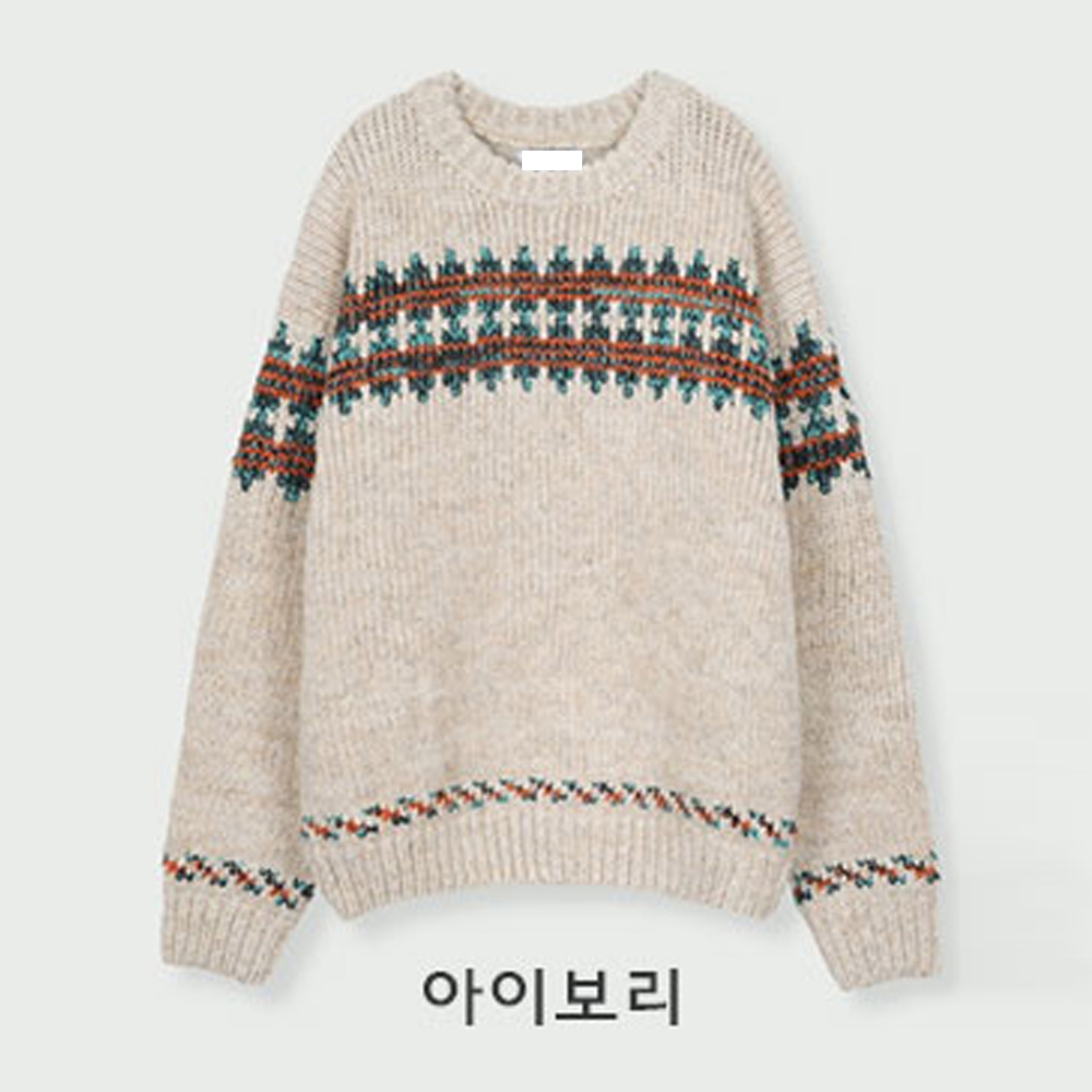 긴팔 티셔츠 크림 색상 이미지-S122L43