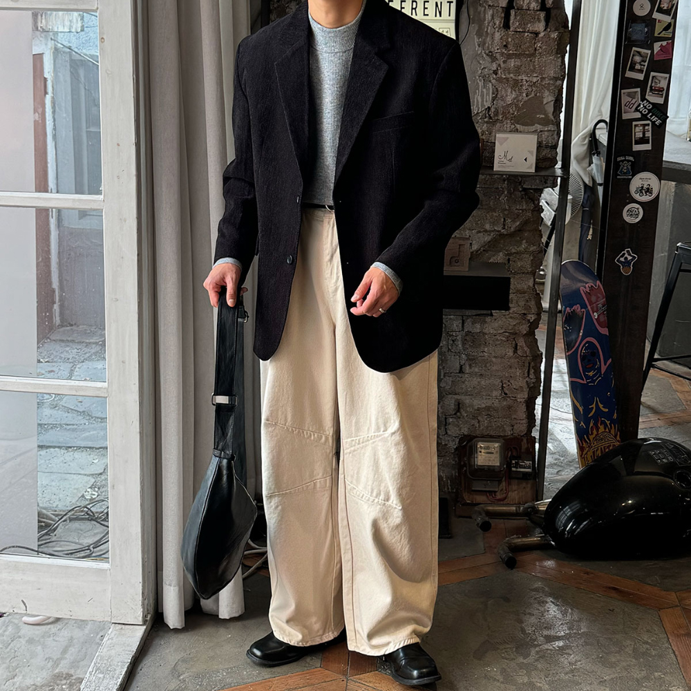 블레이저 모델 착용 이미지-S130L27