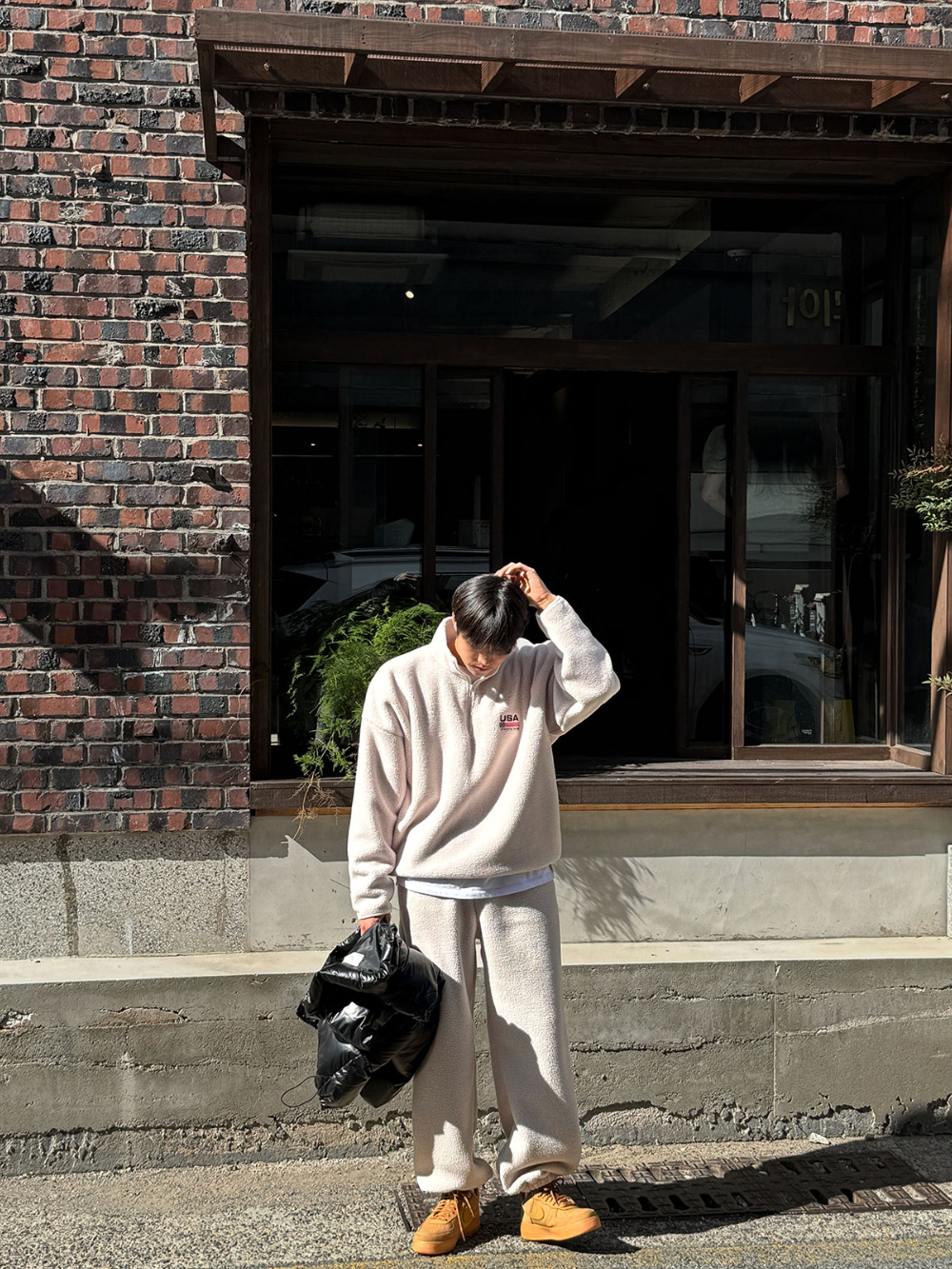 재킷 모델 착용 이미지-S114L35