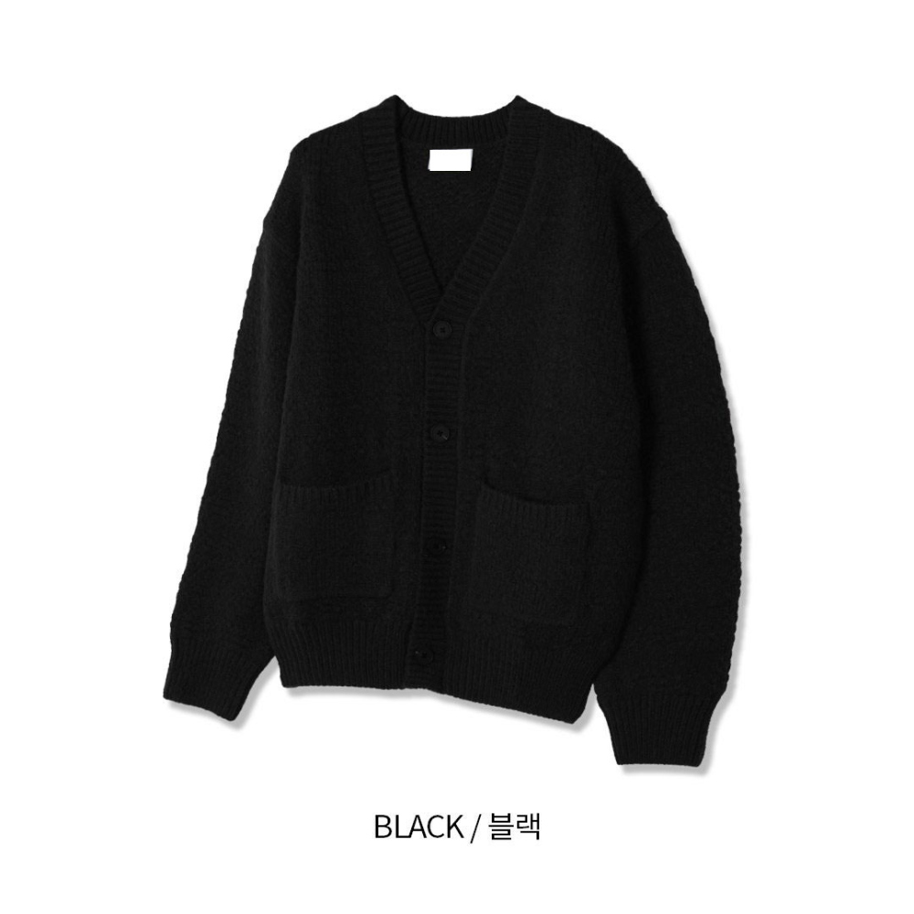 카디건 차콜 색상 이미지-S123L41