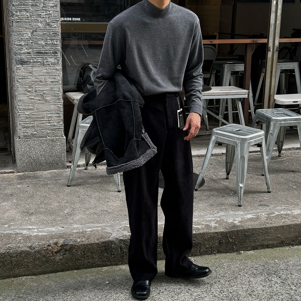 바지 모델 착용 이미지-S123L27