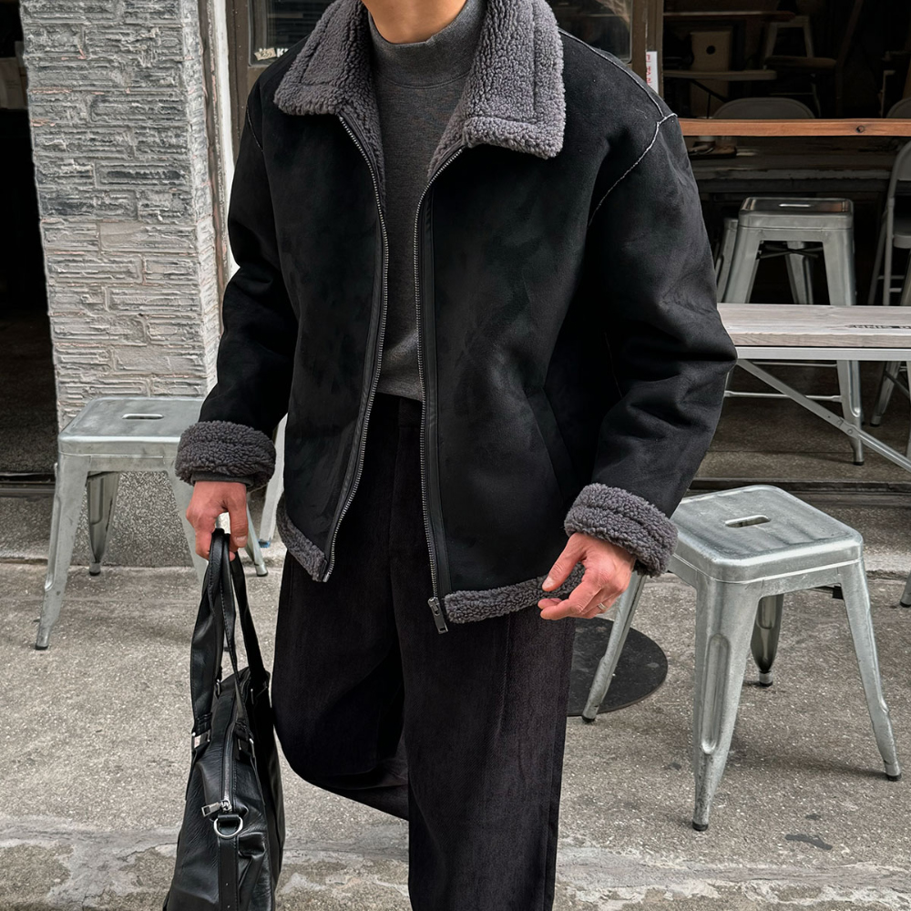 재킷 모델 착용 이미지-S161L26
