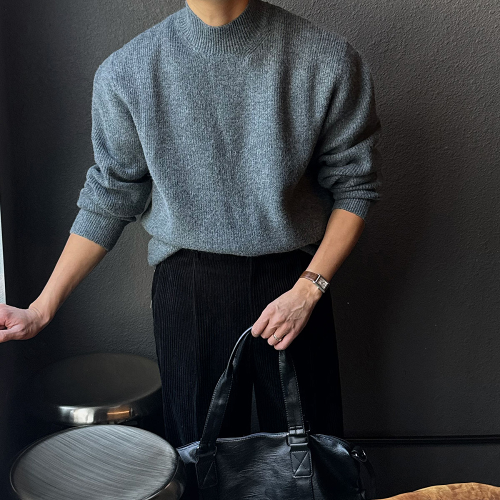 긴팔 티셔츠 모델 착용 이미지-S131L31
