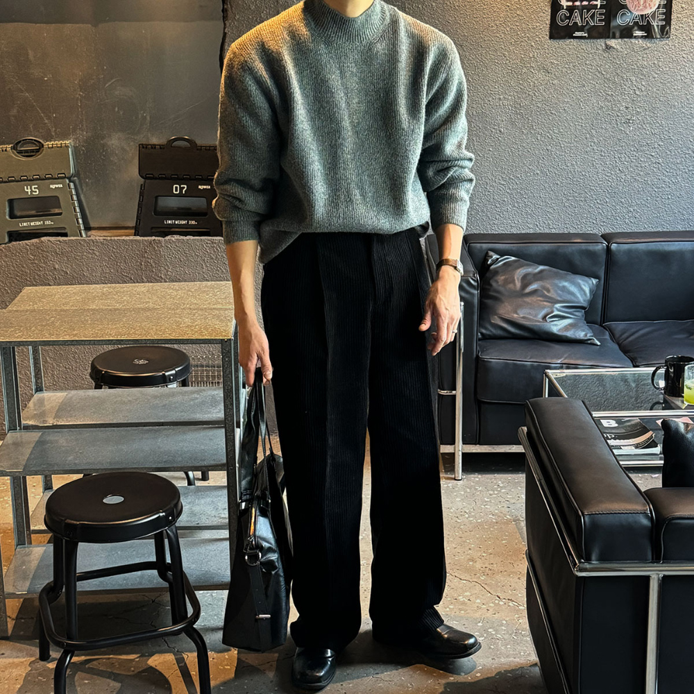 긴팔 티셔츠 모델 착용 이미지-S131L37