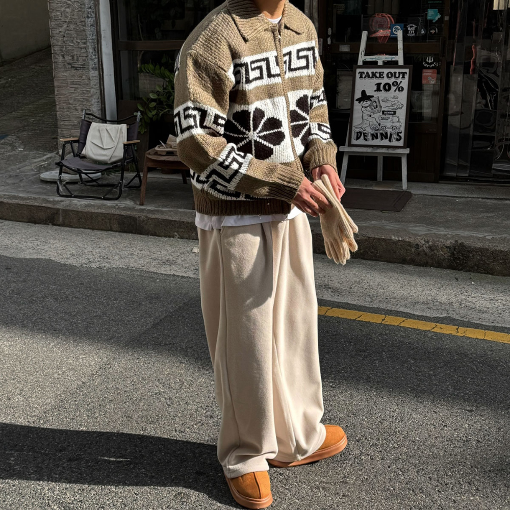 긴팔 티셔츠 모델 착용 이미지-S131L4