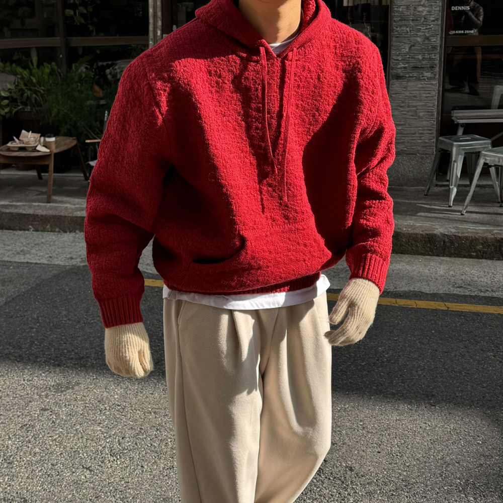 긴팔 티셔츠 모델 착용 이미지-S132L6