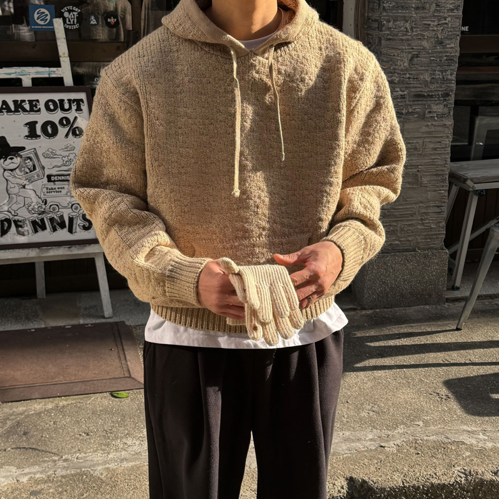 긴팔 티셔츠 모델 착용 이미지-S132L13