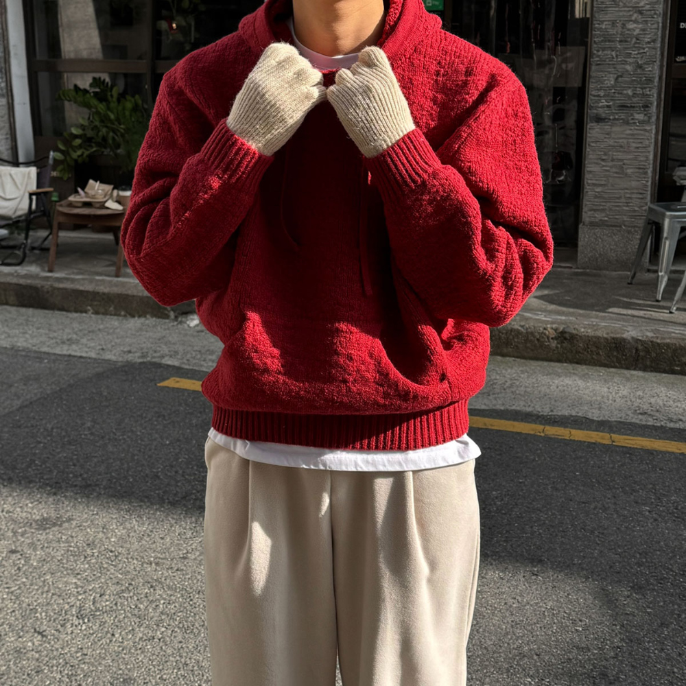 긴팔 티셔츠 모델 착용 이미지-S132L7