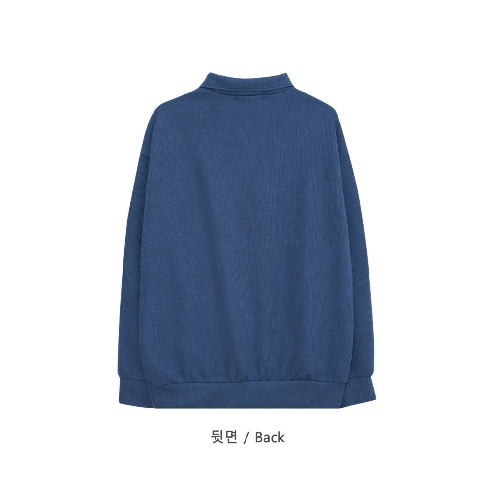긴팔 티셔츠 네이비블루 색상 이미지-S114L86