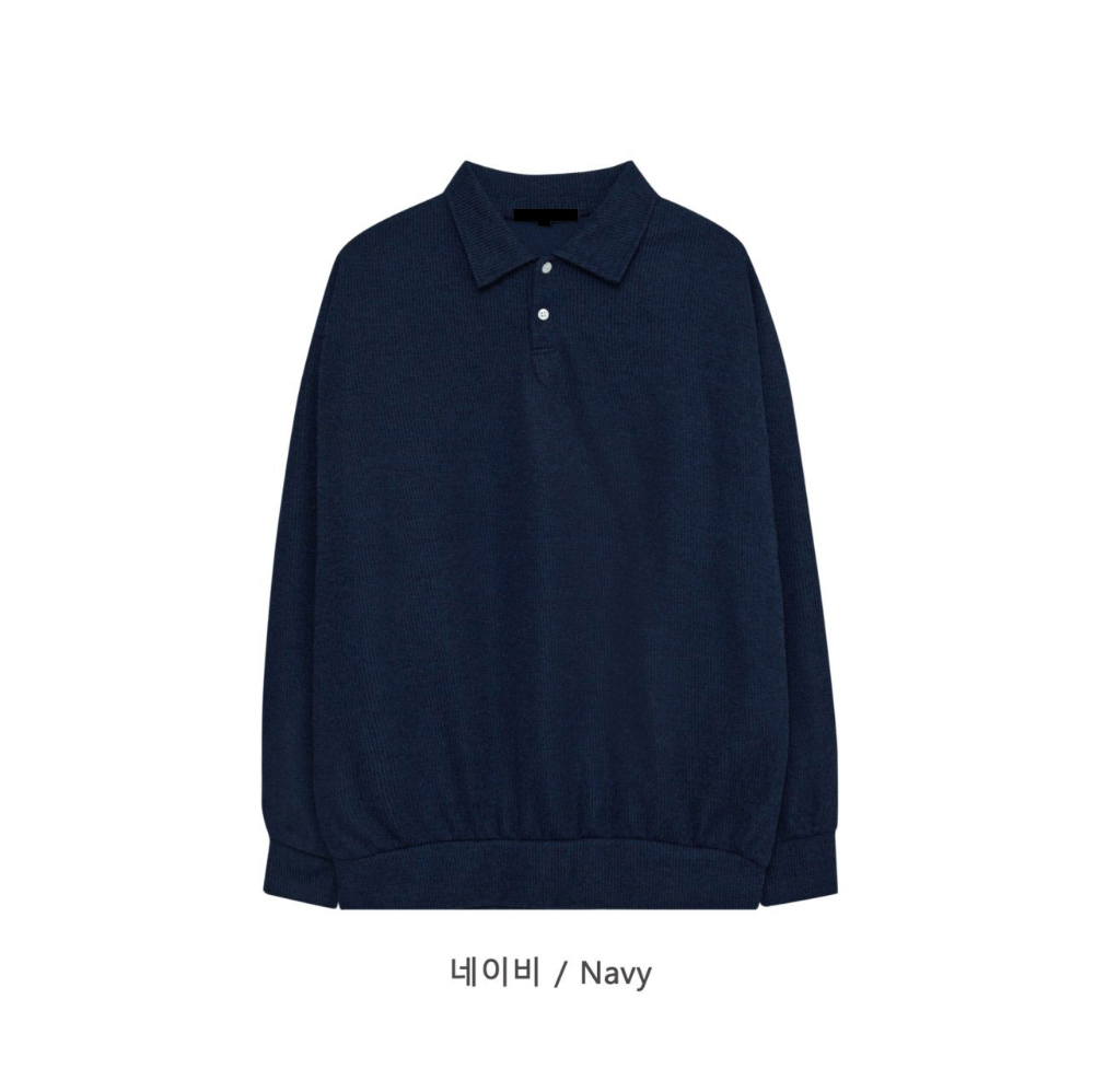 긴팔 티셔츠 차콜 색상 이미지-S114L81