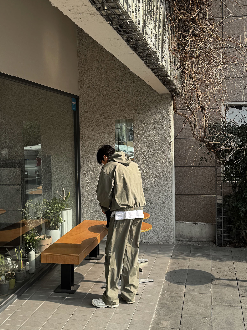 코트 모델 착용 이미지-S133L21
