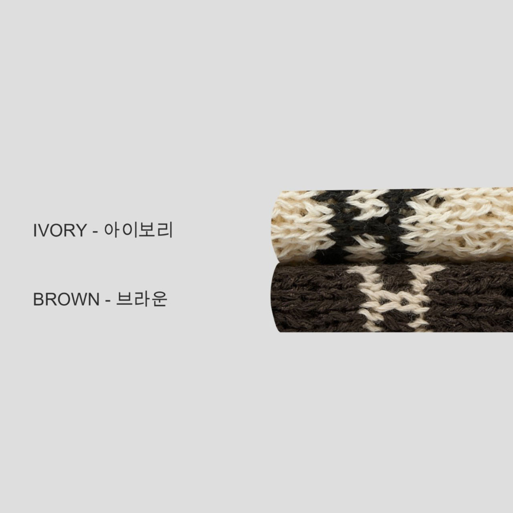 카디건 브라운 색상 이미지-S119L2